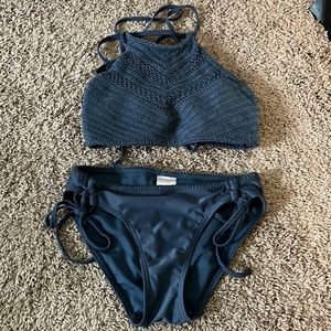 Navy Blue Target Bikini